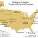 25 parcs nationaux américains menacés par le réchauffement climatique