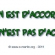 «Nous sommes d’accord que nous ne sommes pas d’accord !»