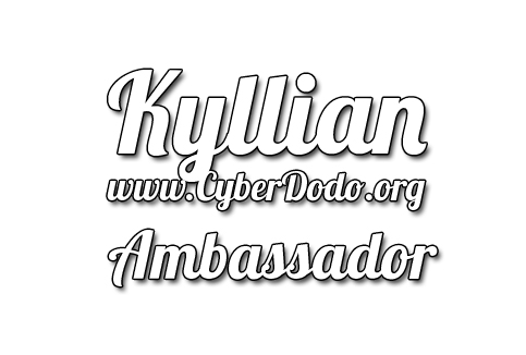 CyberDodo, the Defender of Life, and his whole team are proud and pleased to welcome Kyllian to help spread our message of respect and conservation.